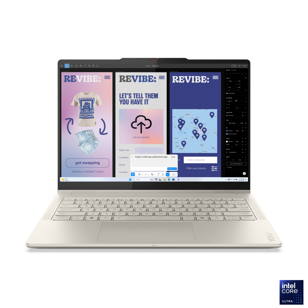 Lenovo Yoga 7 2-in-1 AI Laptop 83JQ004YMJ (Intel Core Ultra 5 226V/16GB/512GB SSD /14" OLED WUXGA TOUCH SCREEN /Intel Arc Graphics/ OFFICE HOME 2024 /YOGA DIG PEN / 1.38KG LIGHT WEIGHT/W11/BAG/ 2Y) Copilot+ AI PC