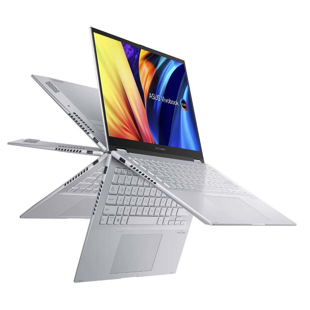 ASUS LAPTOP Vivobook S 14 Flip OLED (RYZEN 7-7730U/ 16GB /512GB SSD/14'' 3K OLED TOUSCHSCREEN FLIP /Radeon Graphics/OFF H&S 2021/W11/BAG/2Y) TN3402Y-AKN206WS