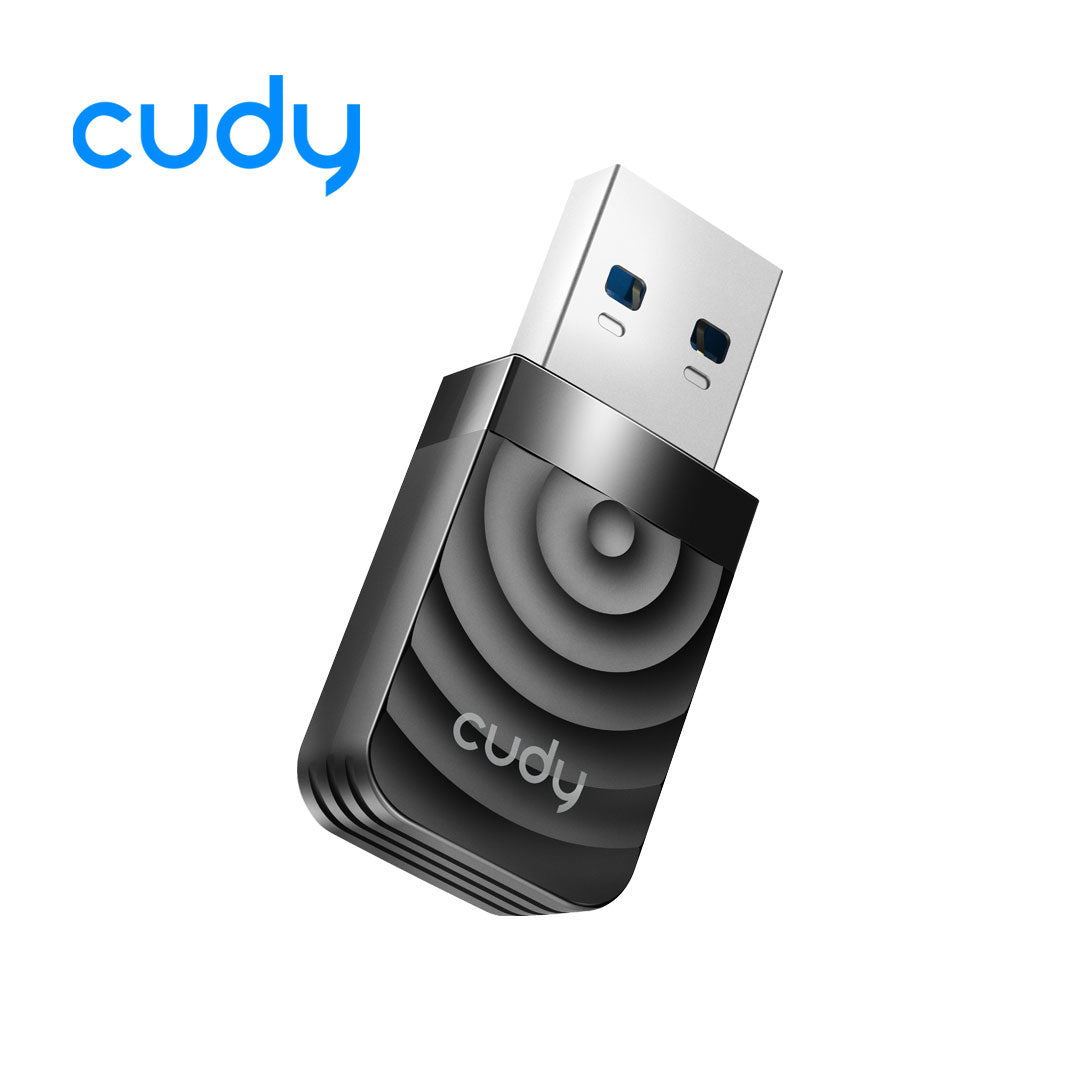 Cudy WU1300S - AC1300 Wi-Fi USB Adapter (5 GHz Wi-Fi Speed : 867 Mbps/2.4 GHz Wi-Fi Speed : 400 Mbps)