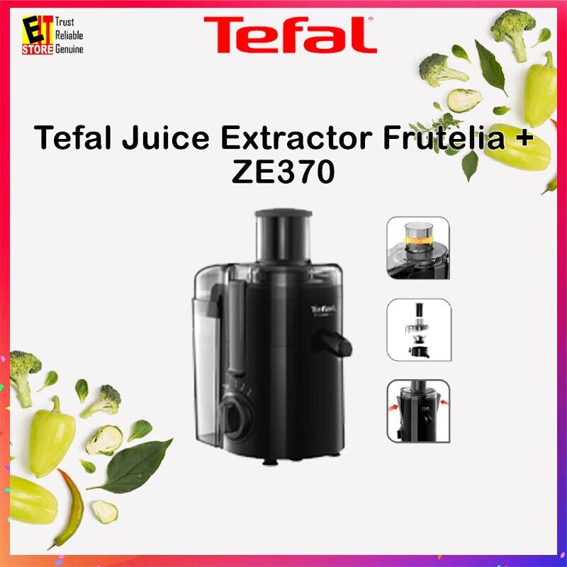 Tefal Juicer Frutelia Plus JUICE EXTRACTOR FRUTELIA PLUS ZE370 (ZE370865)