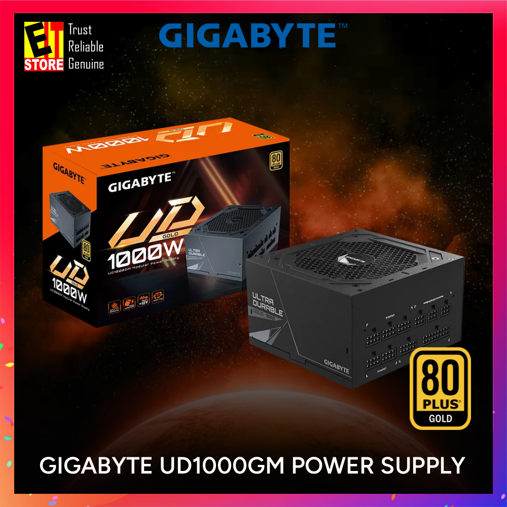 Gigabyte UD1000GM Power Supply - GP-UD1000GM PG5 (Intel Form Factor ATX 12V v2.31)