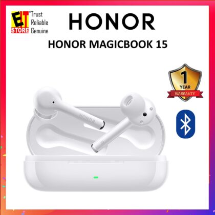 Honor Magic Earbuds (PEARL WHITE) Hybrid Active Noise Cancelling Clear Hands-free Calling Intuitive Touch Controls Wireless Earbud (1 Year Honor Malaysia Warranty)